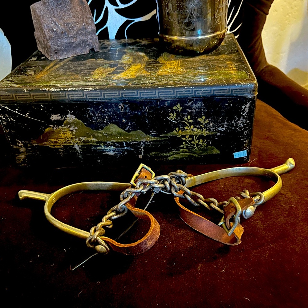 Antique August Buerrman Calvary Spurs